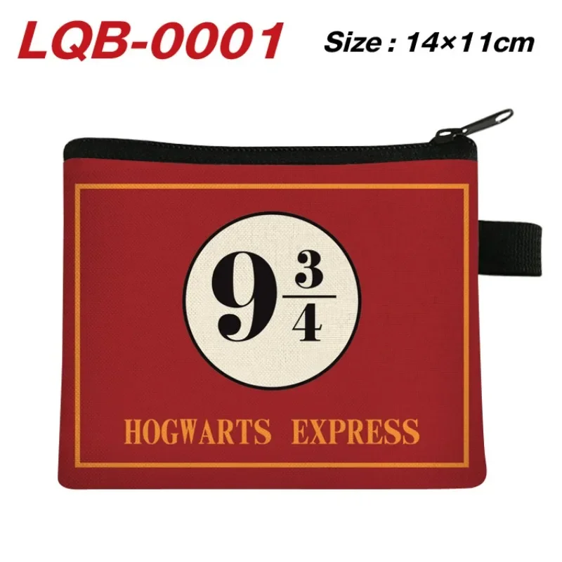 

Harryed Fate Pottereds Movie Merchandise Kids Coin Purse Cute Portable Card Bag Coin Key Storage Pouch Decorative Supplies