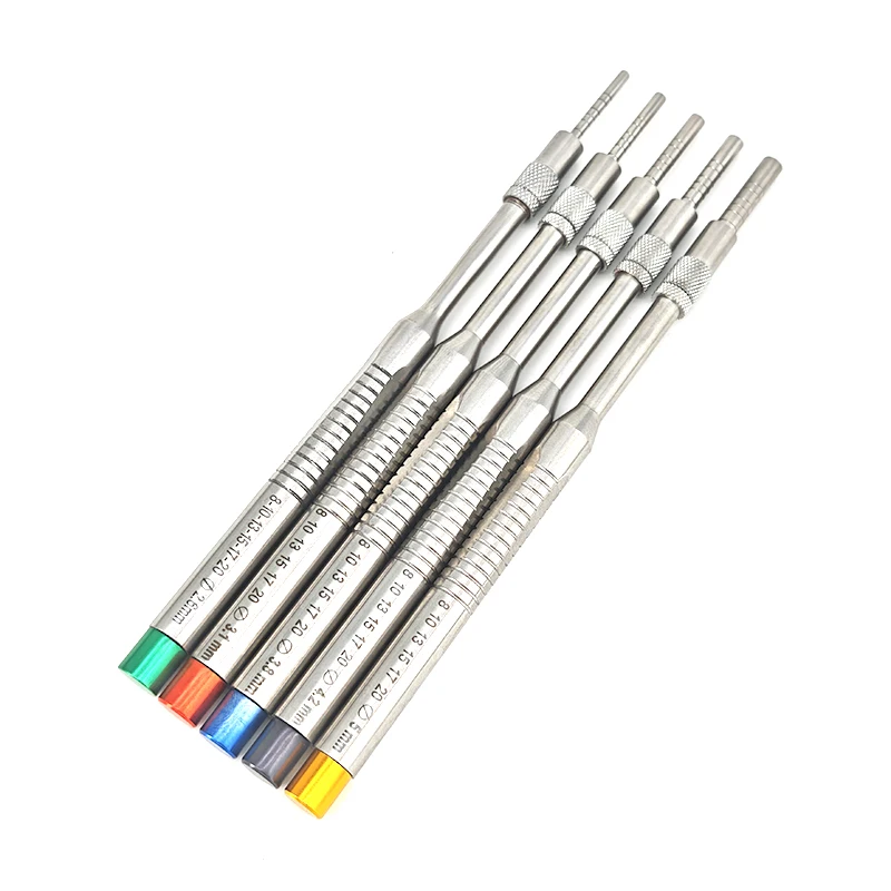 

5PCS Dentistry Maxillary Sinus Lifting Osteotomes Concave Tip Angled Osteotomes Dental Elevator Tools Implant Bone Extruder