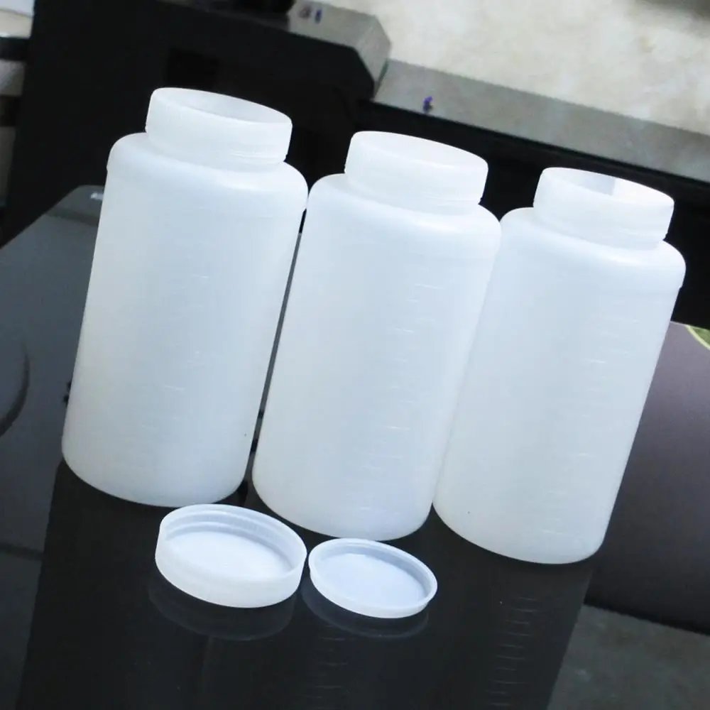 1000ml Plastic Storage Bottle for Chemical Liquid Vial Reagent Lab Supply Empty