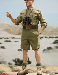 1/6 DID 3R GM651 North African Soldier General Desert of the the Fox Long Sleeves Shirt Short Pant Hollow Shoe Fit 12