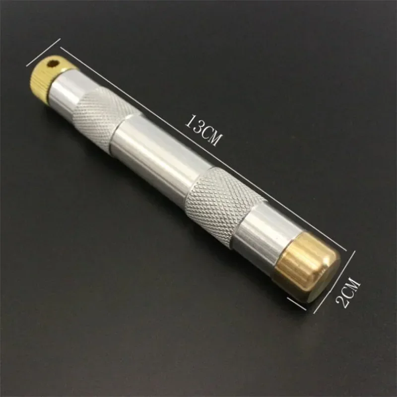 Outdoor Survival Camping Piston Fire Lighte r EDC Portable Air Compression Set Emergency Copper Tools