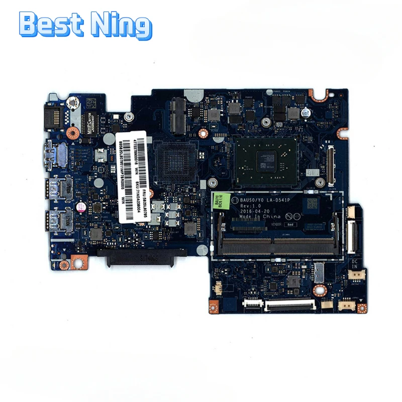 

For Lenovo Yoga 510-14AST Ideapad Motherboard LA-D541P Mainboard with A6-9210 CPU GPU DDR4 100% Tested Ok