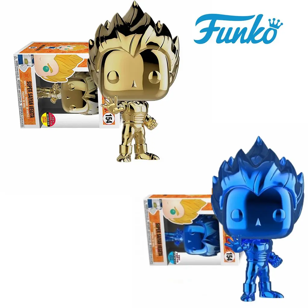 Funko POP Anime TV Dragons Ballz SUPER SAIYA VEGETA154# Vinyl Action Figure Dolls Collection Model Toys Gift for Children