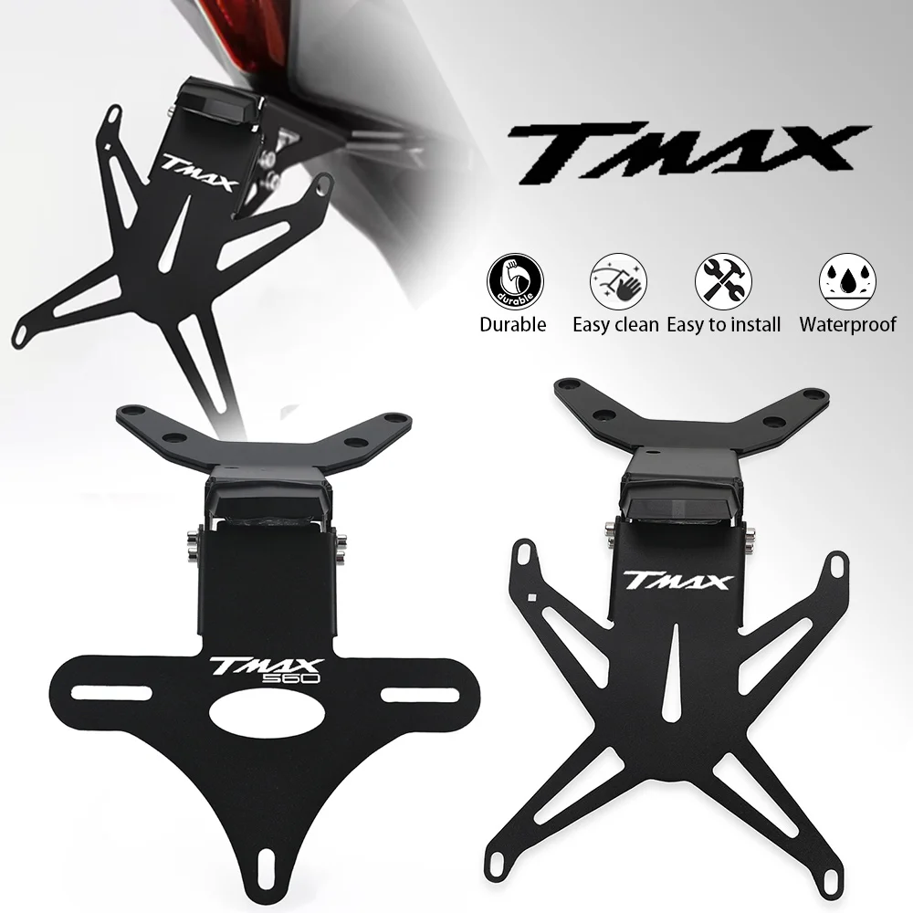 

2025 Tmax560 Adjustable License Plate Holder Bracket For Yamaha T-MAX 560 2022 2023 2024 Rear Tail Tidy Fender Eliminator Kit