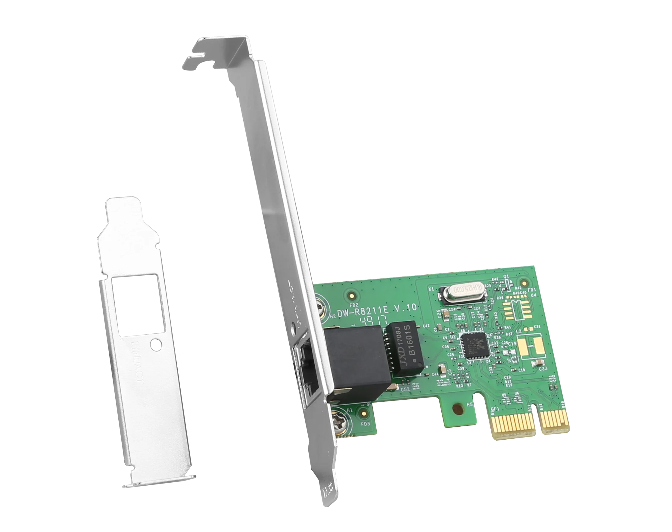 10 шт., горячая распродажа, сетевой адаптер сетевой карты PCI10/100M с микросхемой Rtl8211F