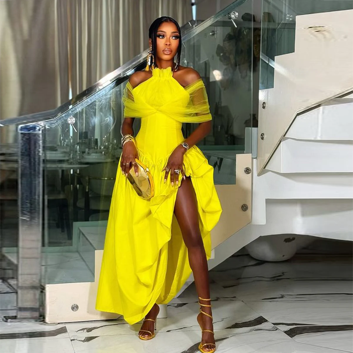 Bright Yellow Halte… - image