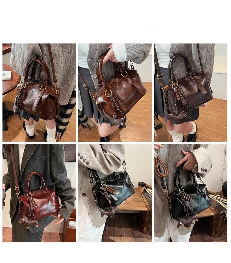 FOUR ONE Commuter Boston Borsa a tracolla versatile da donna, nuova, con tracolla_voghion.com
