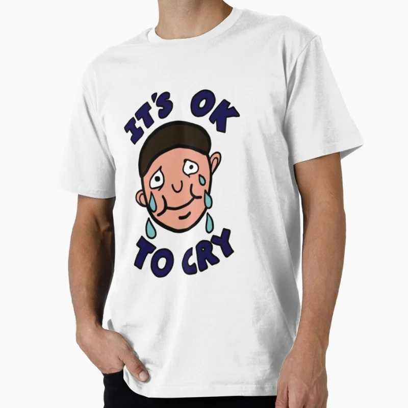 IT'S OK TO CRY Retro Sick sad world tv shows Daria Gift t shirt 90s Nostalgia cartoon Graphic Clothes Large size Tops S-6XL