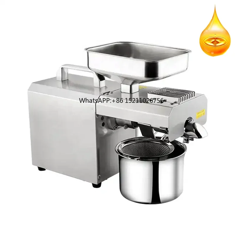 High Oil Yield Mini Oil Press Sunflower Peanut Cold Press Oil Machine Weith Best Price