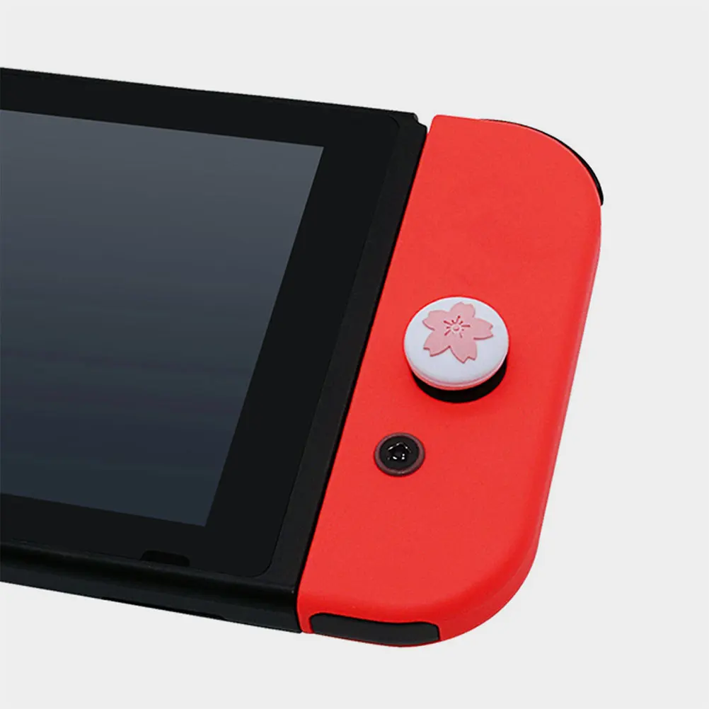 

20Pcs Thumb Stick Cover Silicone Flower Design Non-Slip Joystick Grip Cap for Game Machine Analog Stick Protection