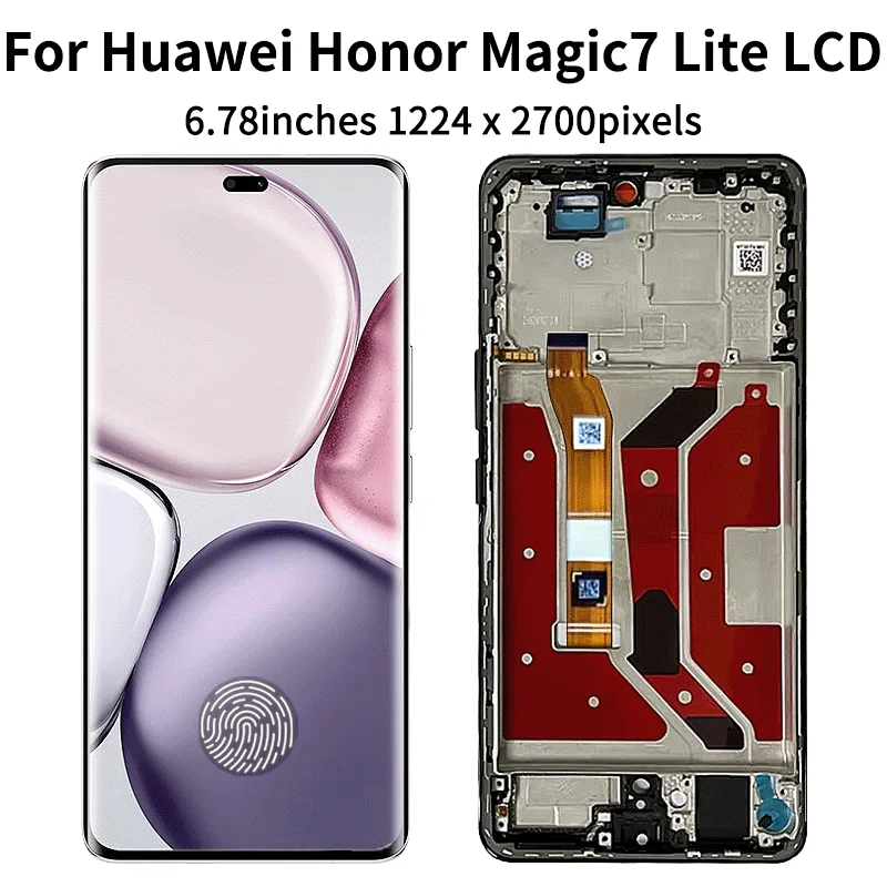 BRP-NX1 Premium Lcd dla Huawei Honor Magic7 Lite Wyświetlacz Ekran dotykowy Digitizer Panel Montaż Magic 7 Lite Ekran z ramką — zdjęcie produktu 3