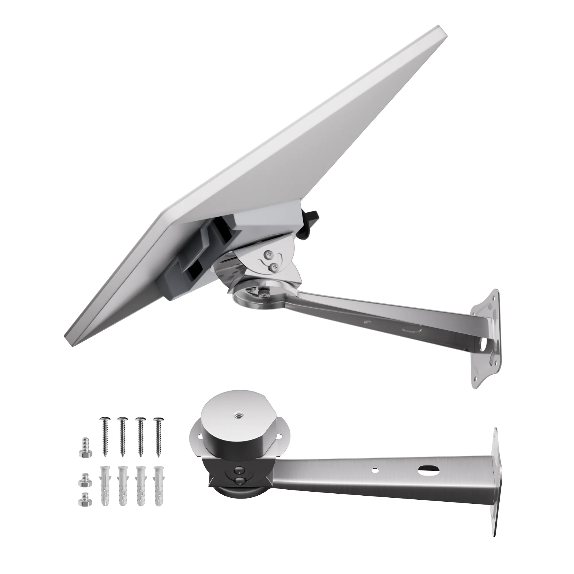 1pc Starlink Mini Fourth Generation Wall Mount Bracket Compatible with Original Pipe Fittings and Adjustable Bracket