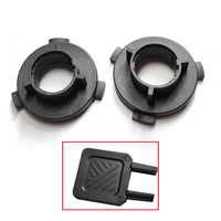1 Set ABS H7 LED Adapter Holder For KIA K3 K4 K5 Sorento Hyundai New SantaFe Sonata 9 Coupe Tucson Headlights Base
