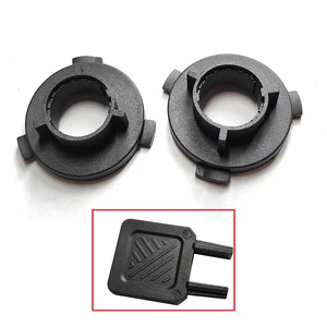 Suporte adaptador LED para Kia K3 K4 K5 Sorento Hyundai Sonata SantaFe 9 Coupe Tucson Faróis Base, ABS H7, 1 Set 8 principais vendas conector farol h7 - №5