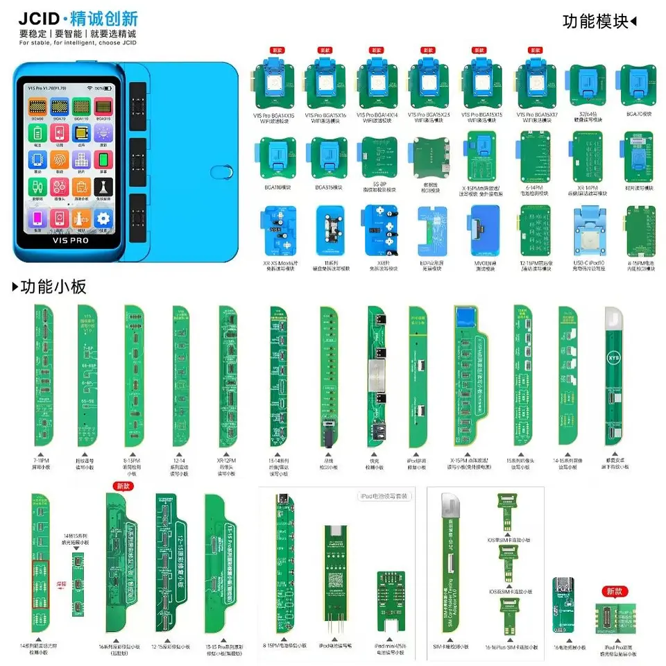 JCID JC V1S Pro Programmer,Support BGA 70/110/315 Module ,For