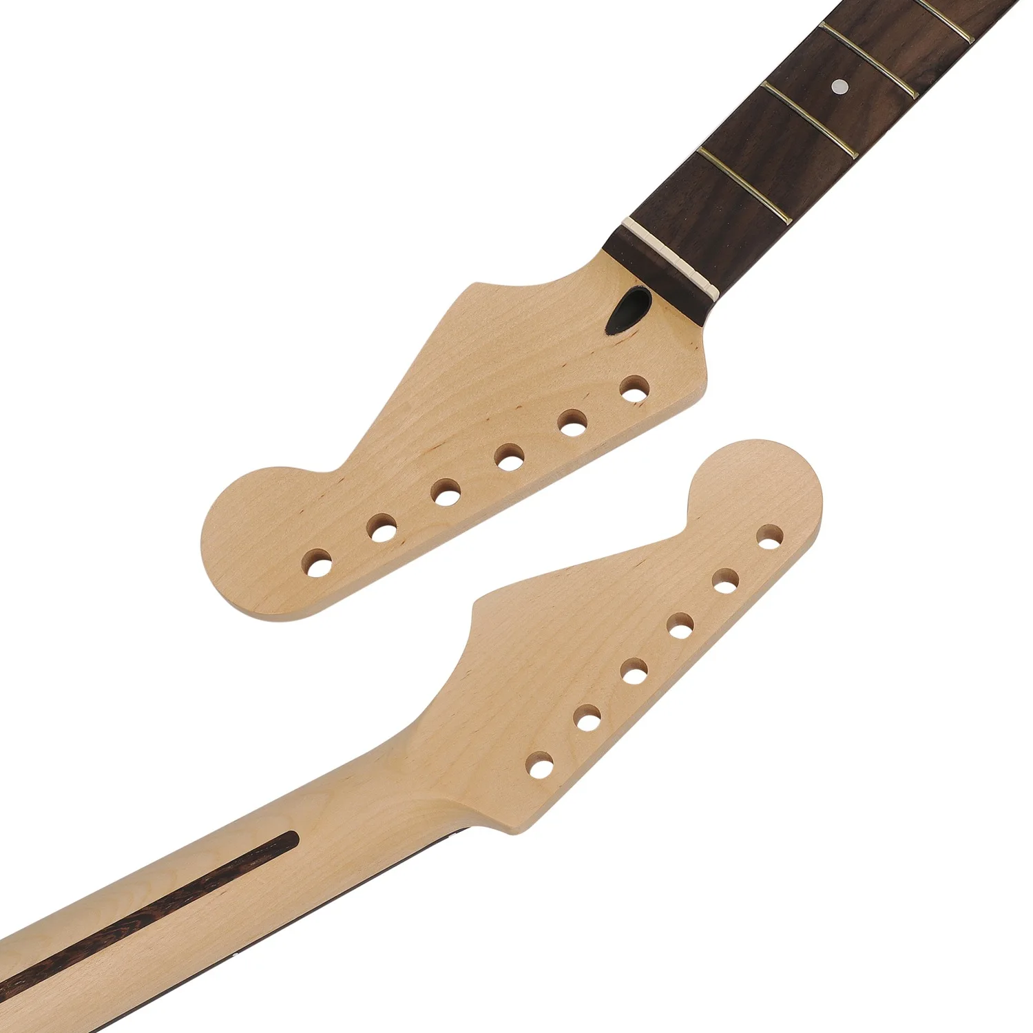 

1pcs [Matte Finish] 22-fret electric guitar neck with rosewood fingerboard and maple neck. Left hand/right hand.