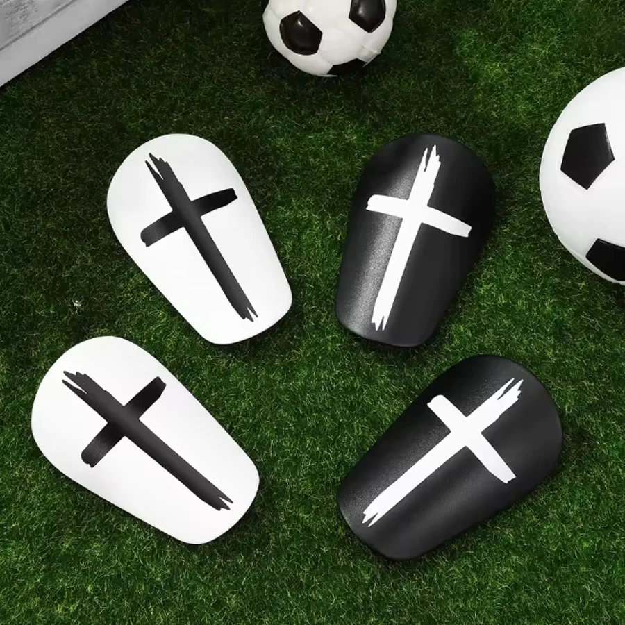 

1 пара футбольных щитков для защиты голени и накладок на голень для тренировок и матчей, необходимое футбольное снаряжение для детей и подростков