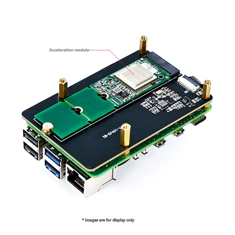 Für Raspberry Pi 5 Dedicated PCIE zu M.2 NVME SSD State Drive Expansion Board 2230 2242 2260 2280 Unterstützung Pi5 Kühler