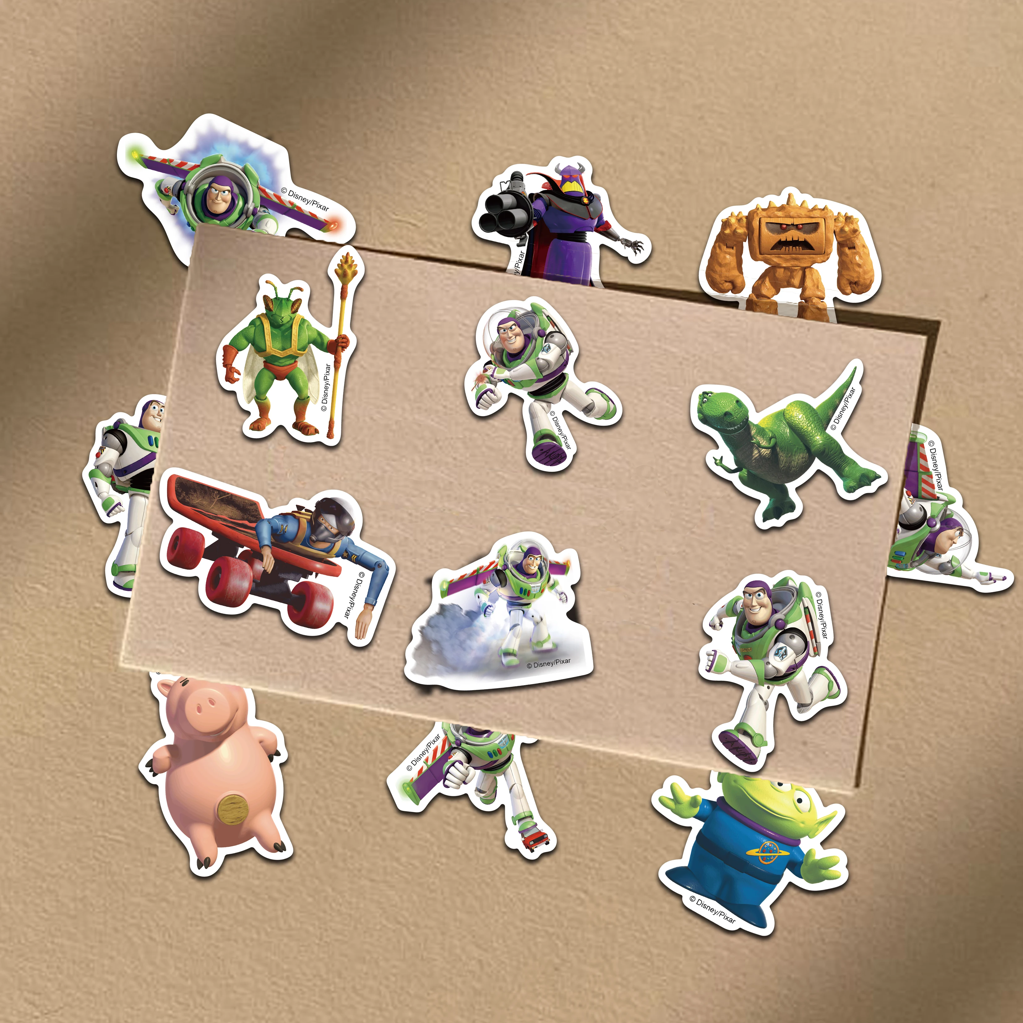 50 pièces Disney Toy Story autocollants dessin animé mignon Buzz l'éclair Alien Graffiti décalcomanies pour enfant ordinateur portable Scrapbook bagages journal