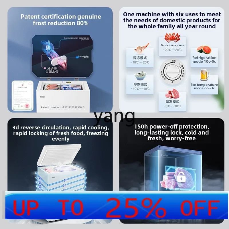 Lcx 142L first-class energy-saving household small single temperature refrigerated refrigerator for frost reduction commercial