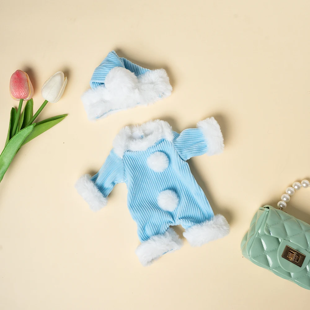 Puppenkleidung für 12 Zoll (30 cm) Reborn-Babypuppen, Kleid, Overall, Puppenkleidung, amerikanische Puppenzubehörteile für Puppen-DIY-Spielzeug, Geschenk für Mädchen – Detail 15