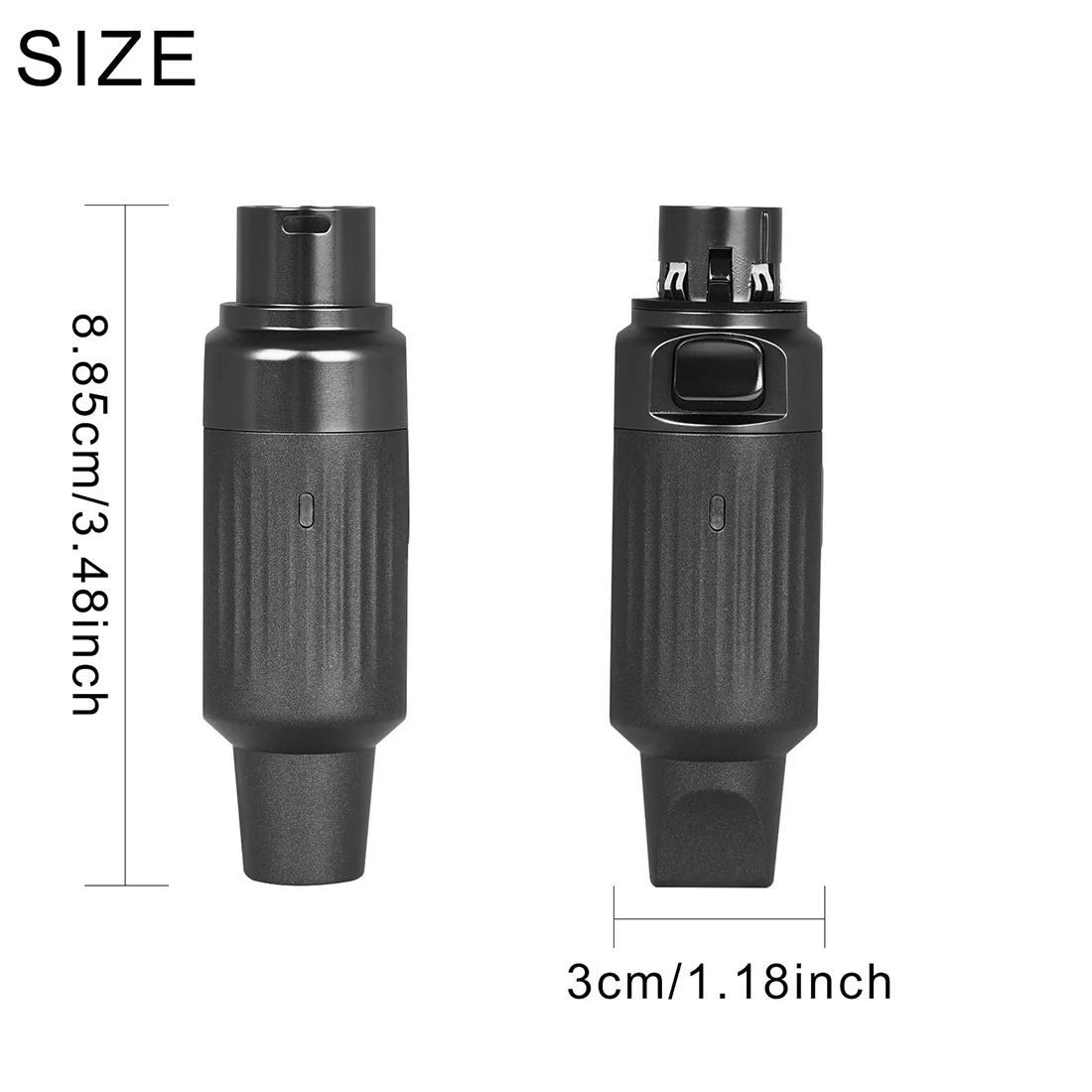 IRIN ARC2 Wireless Microphone System 7 Channels XLR Plug Mic Adapter UHF Wireless Dynamic Transmitter Receiver System