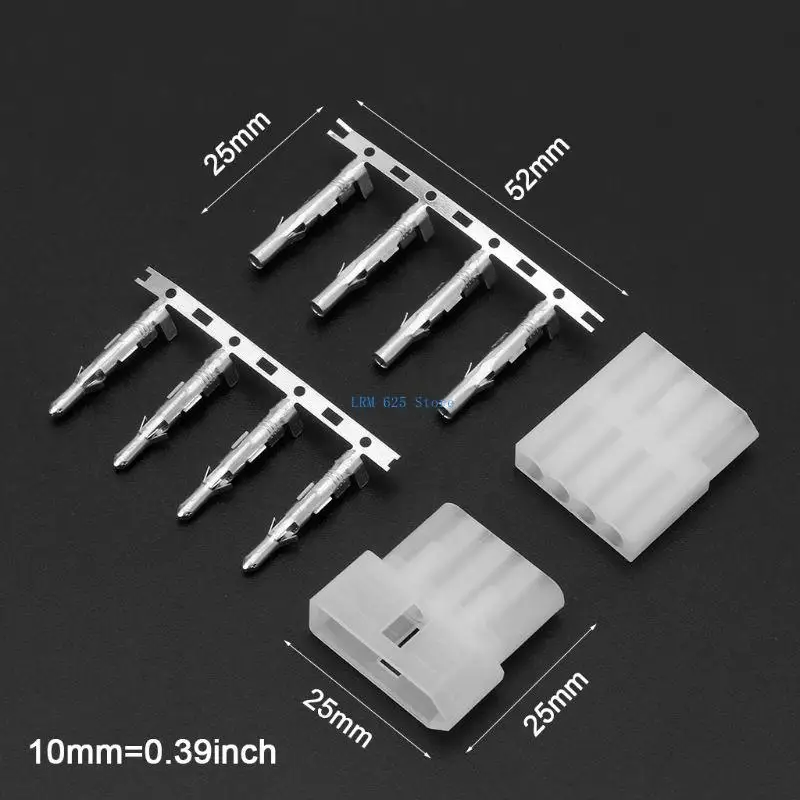 

41QA Antenna Tuner Connector 4 Pin Plug Male Female for ICOM AT-120 Radio Diy