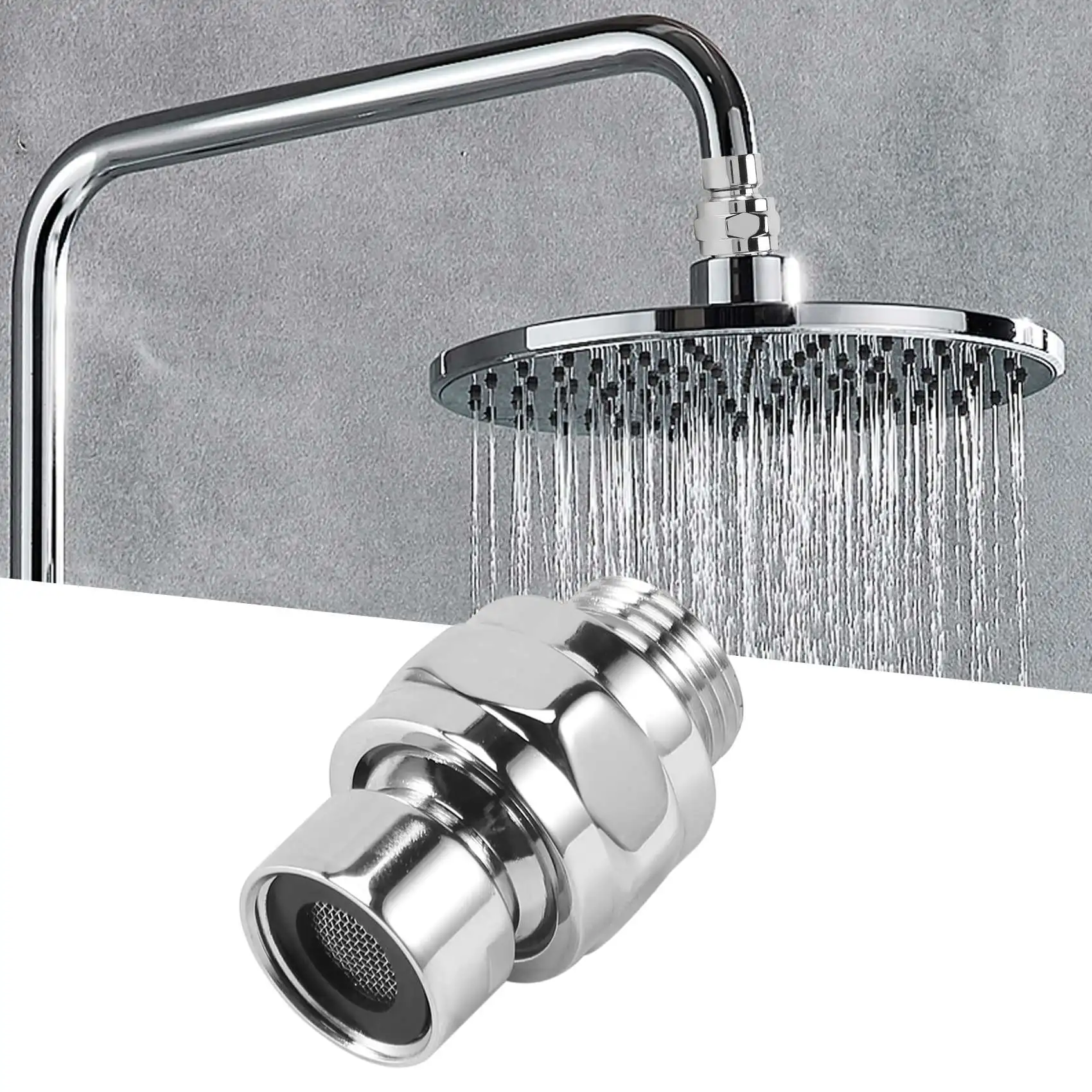 [in stock] Brass Chrome Ball Joint Shower Arm Head Angle Adjustable Swivel Adapter