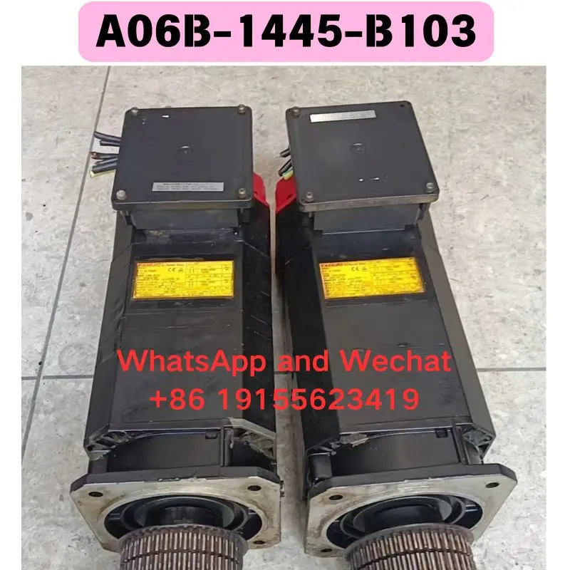 Used A06B-1445-B103 Spindle motor Functional test OK