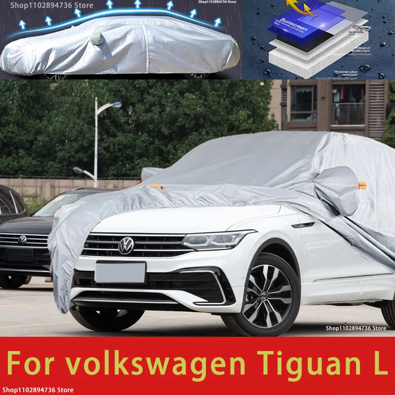 

For Volkwagen Tiguan L Car protective cover, sun protection, cooling protection, car clothing, car paint protection auto