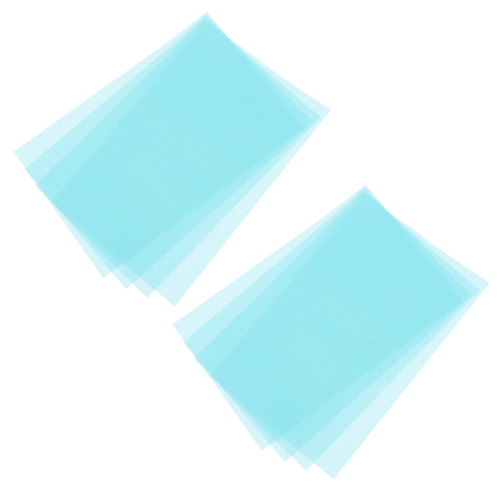 

8 Pcs Non slip Washable Oil proof Heat Resistant Fridge Shelf Liners Blue Easy to for Drawers