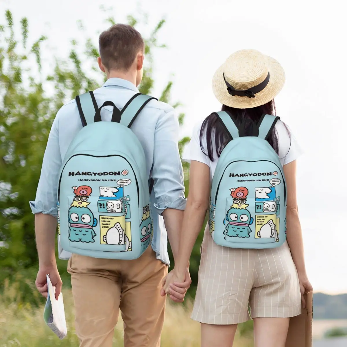 Zaino per cartoni animati Hangyodon Zaino per studenti delle scuole medie e superiori Zaino per uomo e donna all'aperto