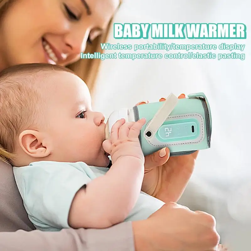 Bottle Warmer Sleeve USB Portable Milk Warmer Nursing Bottle Heat Keeper Insulation Cover Milk Heat Keeper Heating Sleeve For