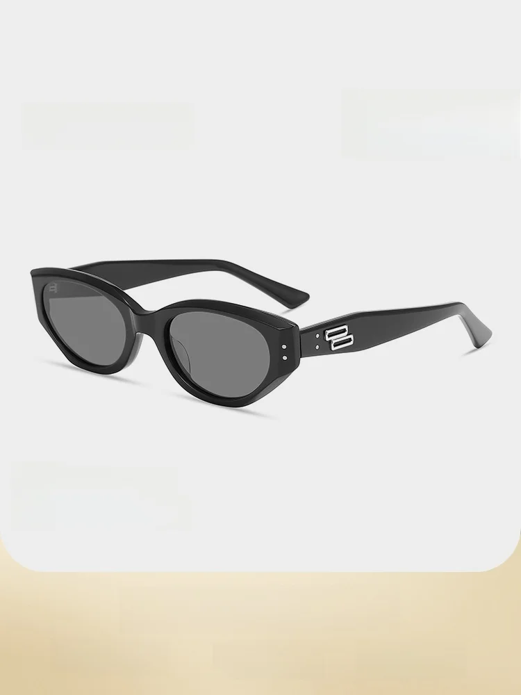 

GM 2025 New Women's Eye Sunglasses Ele Faionable Comfortable Vintage Sle UV Protection ex Board Frame