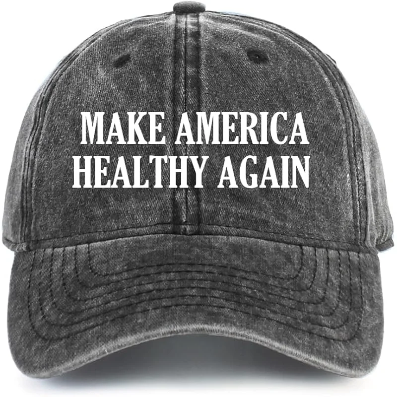 

Men's and Women's Sports and Leisure New Fashionable MA-HA Makes America Healthy and Fun Again, Adjustable Baseball Hat