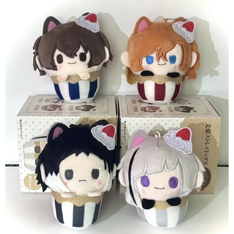 Bungo Stray Dogs Official Cupcake Shaped Plush Toy Japanese Anime Merch In Stock Anime Fan Gift For Collectors