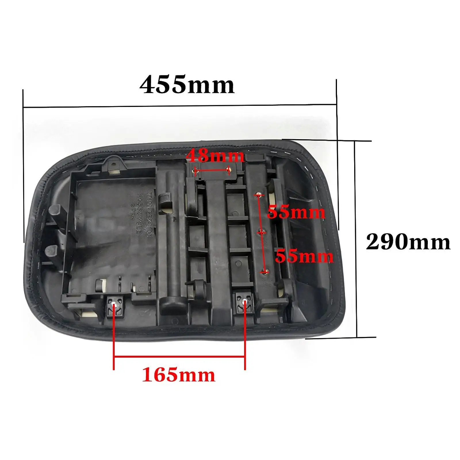 مقعد دراجة نارية ممتاز عملي مباشر يستبدل مقعد ممتص للصدمات ملحقات وسادة الدراجة النارية لهوندا زومر Nps50 #6