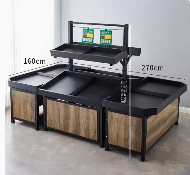 

Supermarket fruit shelves, multi-layer vegetable fresh display racks, dedicated shelves, convenience stores