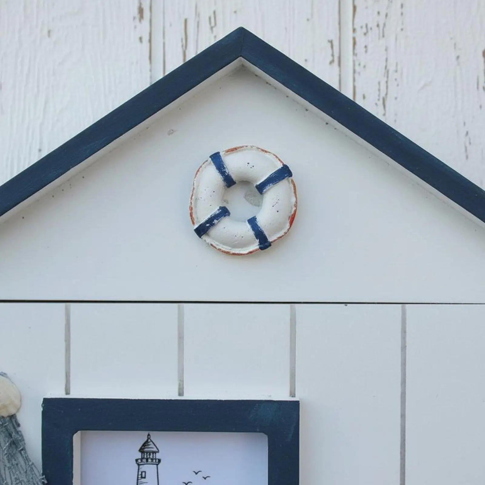 House Shaped key storage box Rustic Finish Wall Mounted key storage box Space
