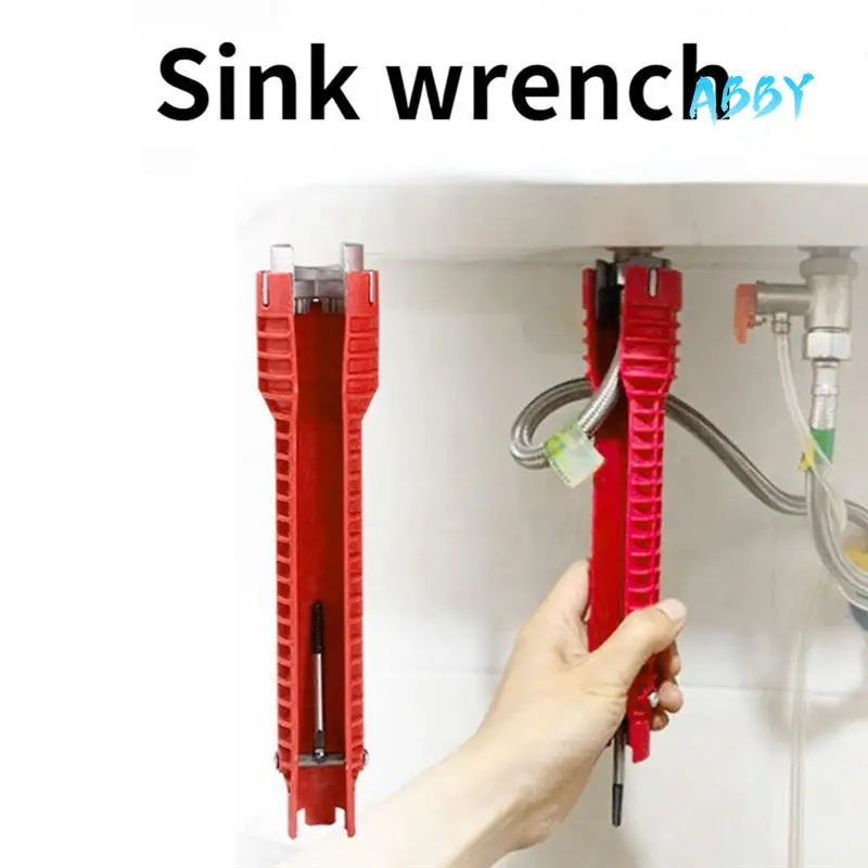 

ABBY-3 Sets Multifunctional Faucet Wrench Tool For Bathroom Plumbing Repair Sink Repair Wrench