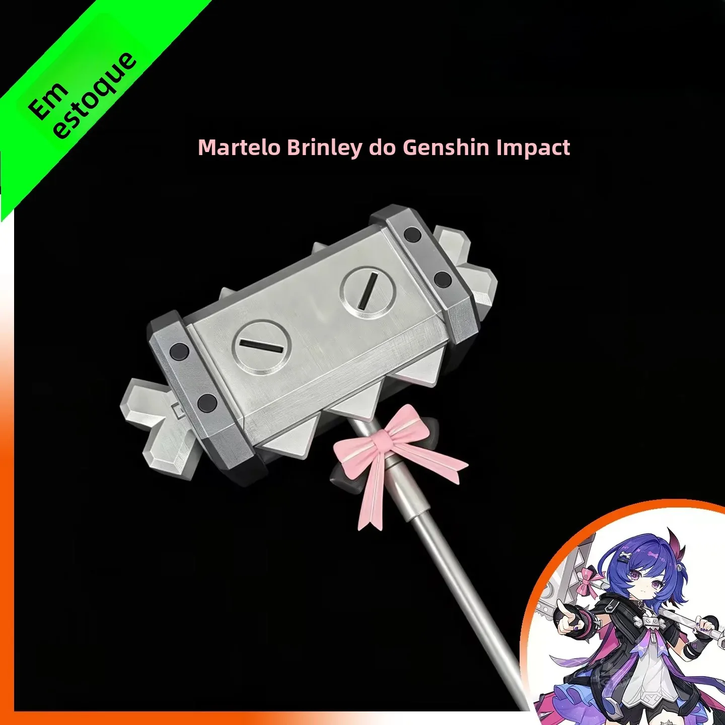 accesorios-de-cosplay-de-genshin-impact-martillo-de-metal-cazadora-de-demonios-herramienta-de-caza-accesorios-de-cosplay