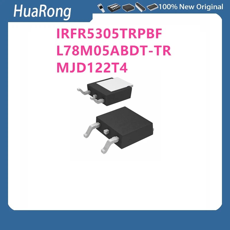 

10 шт./лот IRFR5305TRPBF FR5305 L78M05ABDT-TR 78M05 MJD122T4 MJD122 122 TO-252