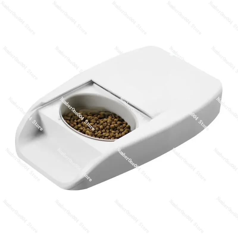 Automatic Cat Feeder Auto Cat Food Dispenser Pet Wet and Dry Food Dispenser for Small Dogs with Microchip Sensing