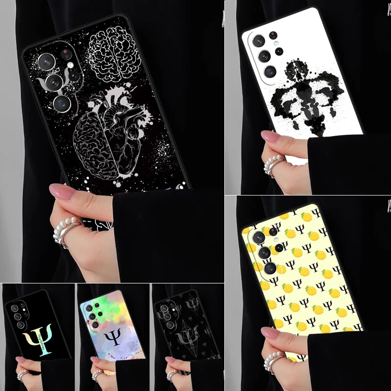 Psychologist Profession Psychology Phone Case For Samsung Galaxy S25 S24FE S23 S22 S21FE S20 S10 Plus Ultra Note20 10Pro Cover