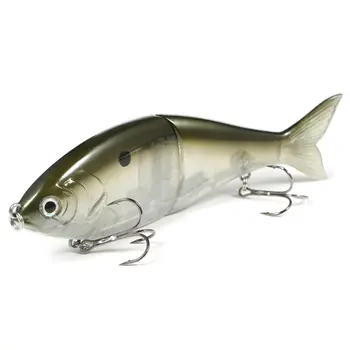 Señuelos de pesca de 178 mm y 82 g con deslizamiento y hundimiento, con bolas de sonajero articuladas y wobblers en el interior, para pesca en ríos y mares. 10 best sales Señuelos deslizantes - №8