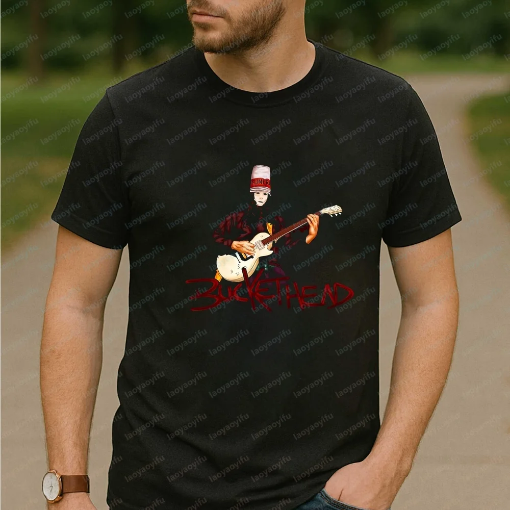 New Summer Tops and T-shirts - Buckethead Summer Short-sleeved Men's and Women's Round-neck Comfortable T-shirts
