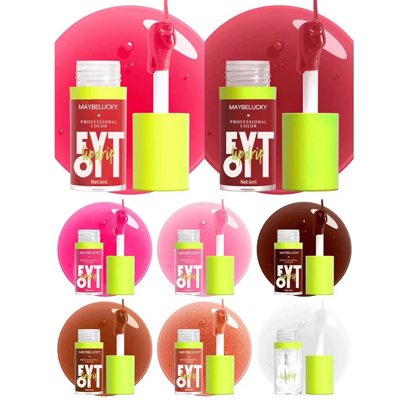 8 cores brilho labial plumping lábio esmalte bálsamo labial geléia de cristal hidratante óleo labial longa duração batom transparente cuidados com os lábios