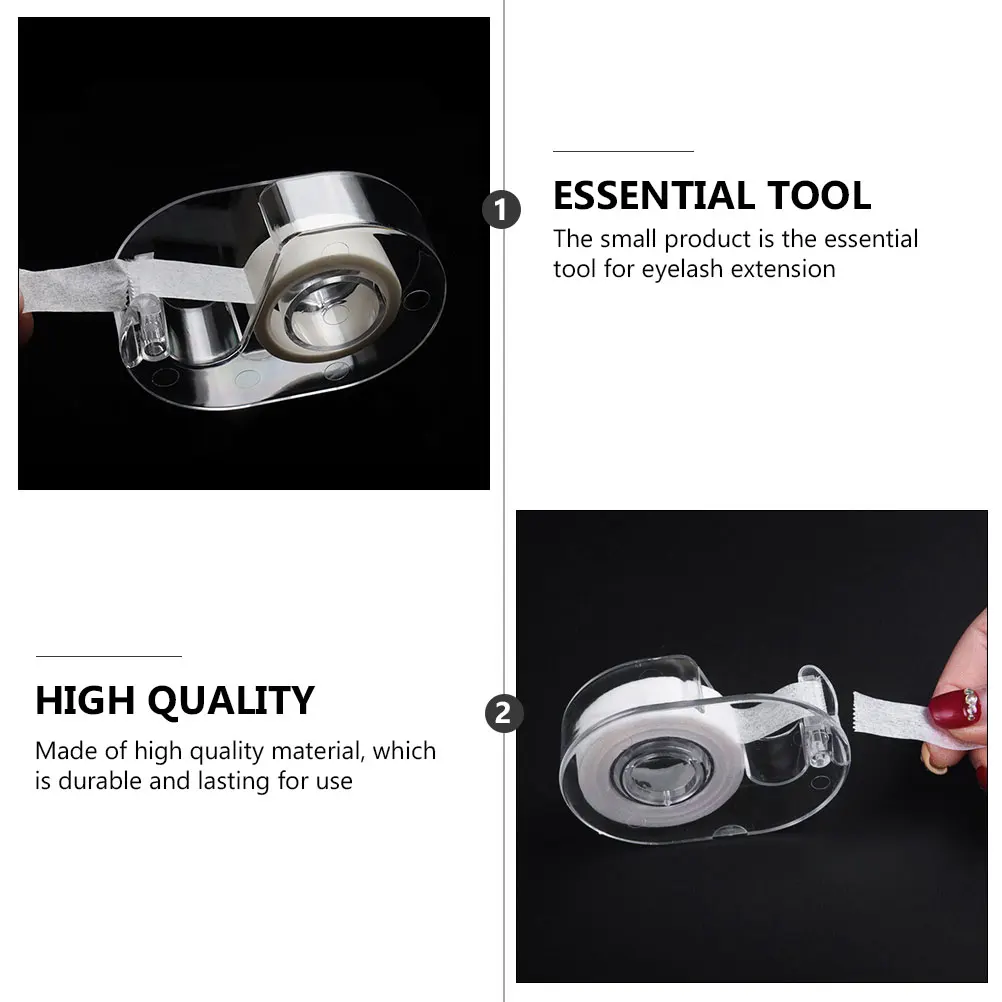 6 Pcs Eyelash Tape Transparent Acrylic Dispenser School H y Adhesive Professional Safe Lightweight Beauty Tool