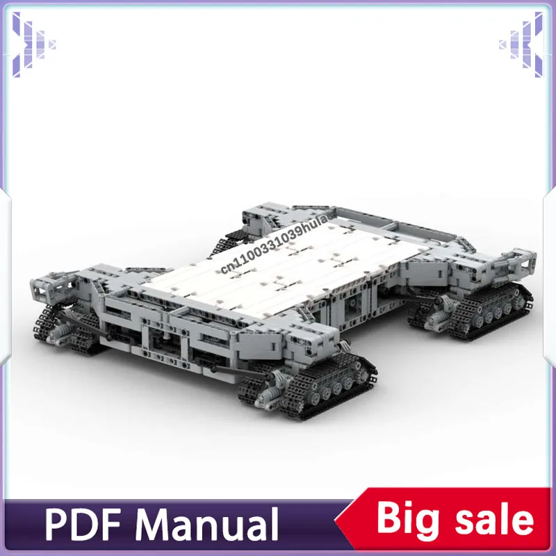 

Crawler-Transporter 1:110 MOC Building Blocks Space Shuttle Rocket Series Motor Model Vehicle DIY Technology Bricks Toys Gifts