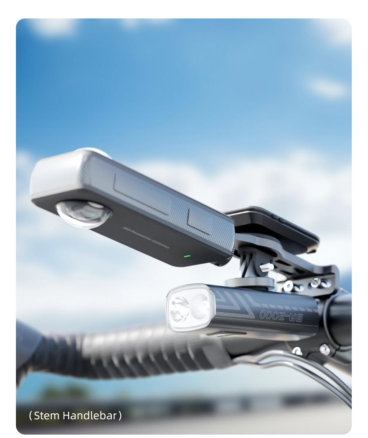 CYCLAMI BiKe Computerhalterung, multifunktionale Lenkerverlängerung, vordere Montage, Kamerahalterung für XOSS IGPSPORT – Detail 7